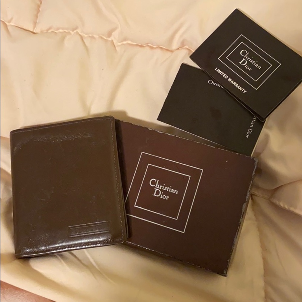 VINTAGE christian dior wallet